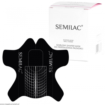 Formy Szablony SEMILAC SHAPER WIDE NAIL FORMS - 100 SZT.